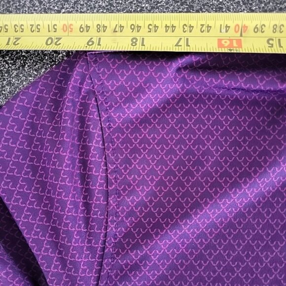 Greyson Men's Shirt Size XL Golf Polo Purple Casual Button Down Collar - Picture 8 of 10